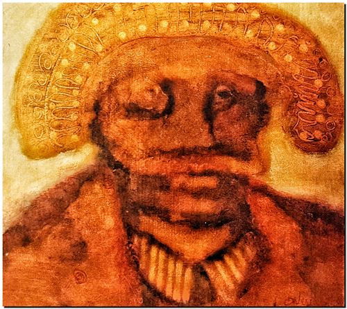 Peinture de l'artiste André Vereecken réalisée en 1968 (environ). Schilderij van kunstenaar André Vereecken gemaakt circa 1968. - 1968 (circa).04 - PHOTO (alb7)