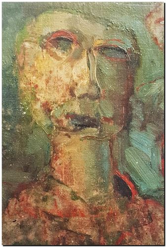 Peinture de l'artiste André Vereecken réalisée en 1968 (environ). Schilderij van kunstenaar André Vereecken gemaakt circa 1968. - 1968 (circa).03 - PHOTO (alb7)