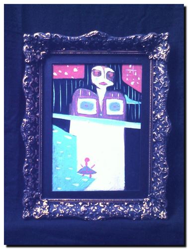 Peinture de l'artiste André Vereecken réalisée en 1972 (environ). Schilderij van kunstenaar André Vereecken gemaakt circa 1972.- 1972 (circa).07 - DIAPO