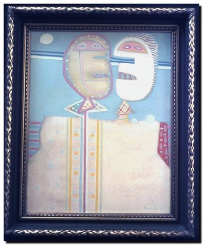 Peinture de l'artiste André Vereecken réalisée en 1972 (environ). Schilderij van kunstenaar André Vereecken gemaakt circa 1972. - 1972 (circa).05 - DIAPO