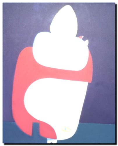 Peinture de l'artiste André Vereecken réalisée en 1972 (environ). Schilderij van kunstenaar André Vereecken gemaakt circa 1972. - 1972 (circa).04 - DIAPO