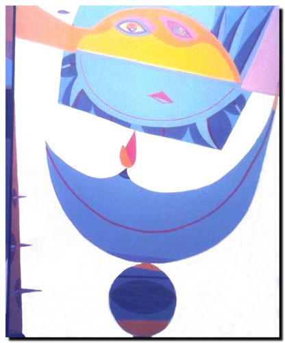 Peinture de l'artiste André Vereecken réalisée en 1972 (environ). Schilderij van kunstenaar André Vereecken gemaakt circa 1972. - 1972 (circa).03A - DIAPO