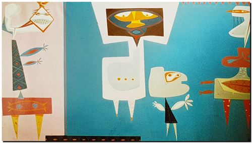 Peinture de l'artiste André Vereecken réalisée en 1972 (environ). Schilderij van kunstenaar André Vereecken gemaakt circa 1972. - 1972 (circa).64 - PHOTO (alb1)