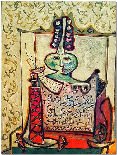 Peinture de l'artiste André Vereecken réalisée en 1972 (environ). Schilderij van kunstenaar André Vereecken gemaakt circa 1972. - 1972 (circa).40 - PHOTO (alb6)