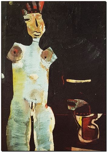 Peinture de l'artiste André Vereecken réalisée en 1972 (environ). Schilderij van kunstenaar André Vereecken gemaakt circa 1972. - 1972 (circa).46 - PHOTO (alb7)