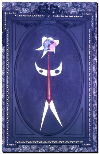 Peinture de l'artiste André Vereecken réalisée en 1973 (environ). Schilderij van kunstenaar André Vereecken gemaakt circa 1973.- 1973 (circa).05 - DIAPO