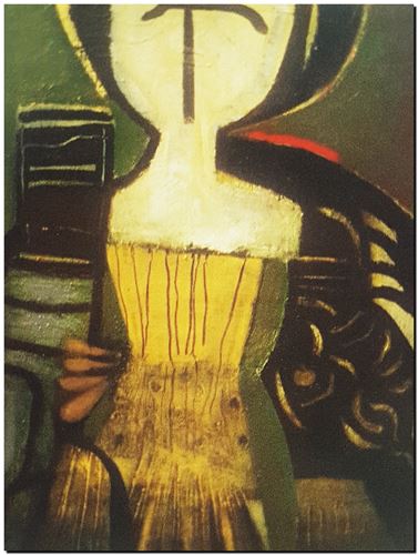 Peinture de l'artiste André Vereecken réalisée en 1976 (environ). Schilderij van kunstenaar André Vereecken gemaakt circa 1976. - 1976 (circa).04 - PHOTO (alb5)