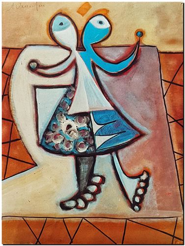 Peinture de l'artiste André Vereecken réalisée en 1978 (environ). Schilderij van kunstenaar André Vereecken gemaakt circa 1978. - 1978 (circa).16 - PHOTO (alb6)