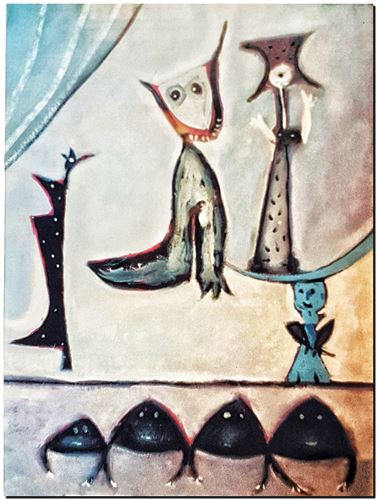 Peinture de l'artiste André Vereecken réalisée en 1978 (environ). Schilderij van kunstenaar André Vereecken gemaakt circa 1978. - 1978 (circa).07 - PHOTO (alb6)