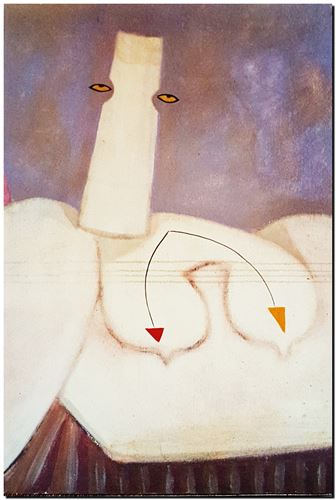 Peinture de l'artiste André Vereecken réalisée en 1978 (environ). Schilderij van kunstenaar André Vereecken gemaakt circa 1978. - 1978 (circa).02 - PHOTO (alb1)