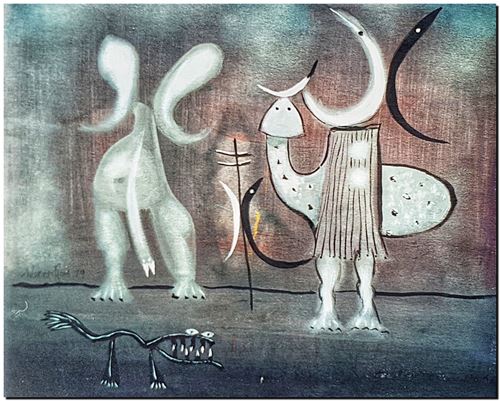 Peinture de l'artiste André Vereecken réalisée en 1978. Schilderij van kunstenaar André Vereecken gemaakt in 1978. - 1978 (circa).20 - PHOTO (alb6)