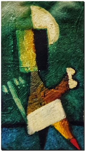 Œuvre de l'artiste André Vereecken réalisée vers 1980. Kunstwerk van de kunstenaar André Vereecken gemaakt circa 1980. - 1980 (circa).32 - PHOTO (alb4)