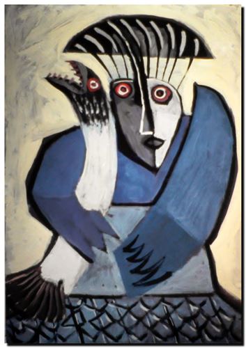 Peinture surrealiste de l’artiste peintre André Vereecken réalisée vers 1980. Surrealistisch schilderij van schilder André Vereecken gemaakt rond 1980. - 1980.17B diapo - PHOTO (alb6)