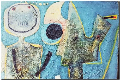 Œuvre de l'artiste André Vereecken réalisée vers 1980. Kunstwerk van de kunstenaar André Vereecken gemaakt circa 1980. - 1980 (circa).58 - PHOTO (alb3)