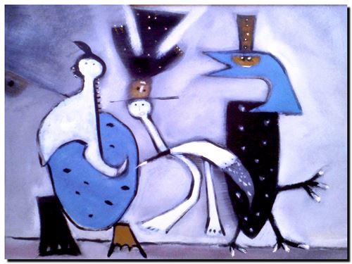 Œuvre de l'artiste André Vereecken réalisée vers 1980. Kunstwerk van de kunstenaar André Vereecken gemaakt circa 1980. - 1980 (circa).54 - DIAPO