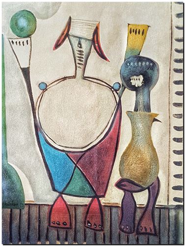 Œuvre de l'artiste André Vereecken réalisée en 1983. Kunstwerk van de kunstenaar André Vereecken gemaakt in 1983.. - 1983.01A - PHOTO (alb6)