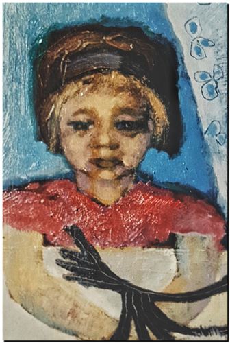 Œuvre d'art de l'artiste André Vereecken réalisée vers 1980. Kunstwerk van de kunstenaar André Vereecken gemaakt circa 1980. - 1980 (circa).23 - PHOTO (alb7)