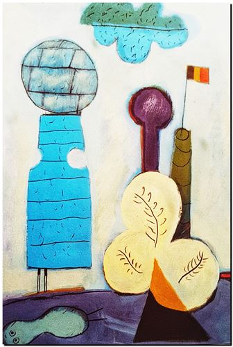 Schilderij van schilder André Vereecken uit 1991.
14