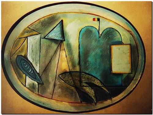 Peinture d'André Vereecken de 1991.15