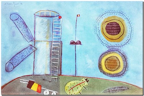 Peinture d'André Vereecken de 1991.
11