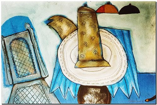 Peinture d'André Vereecken de 1991.