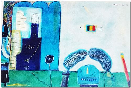 Schilderij van André Vereecken uit 1991.
8