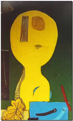 Kunstwerk van André Vereecken uit 1991 (circa).
2
