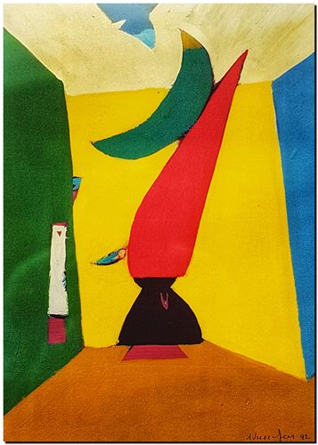 Schilderij van André Vereecken uit 1992.
14