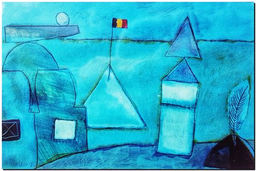 Schilderij van André Vereecken uit 1992.
13