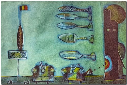 Peinture d'André Vereecken de 1992 (environ)
9