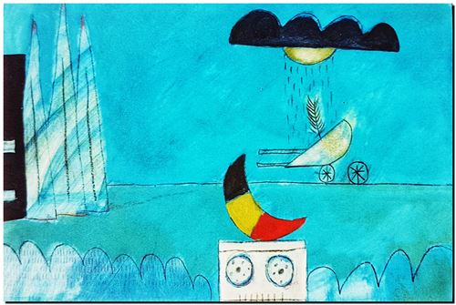 Peinture d'André Vereecken de 1992 (environ)
10