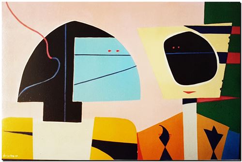 Peinture d'André Vereecken de 1992 (environ)
6