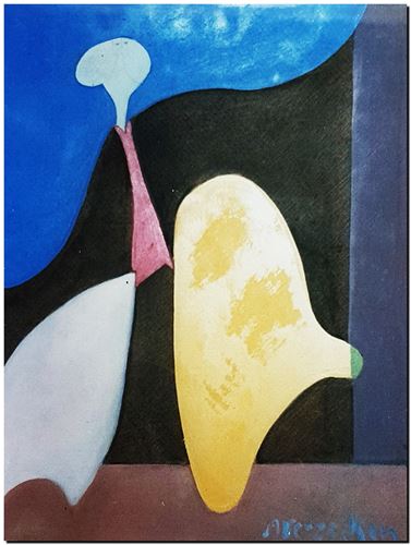 Peinture d'André Vereecken de 1992 (environ)
3