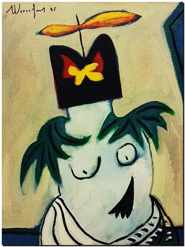 Peinture d'André Vereecken de 1995.
