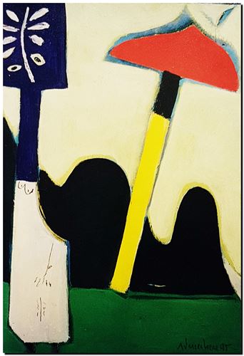 Schilderij van André Vereecken uit 1995.
4