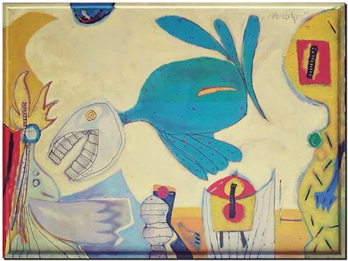 Peinture d'André Vereecken de 1995.
6