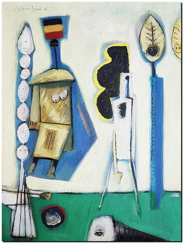 Schilderij van André Vereecken uit 1995.
1