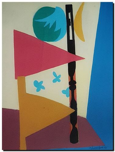 Peinture d'André Vereecken de 1997.
3