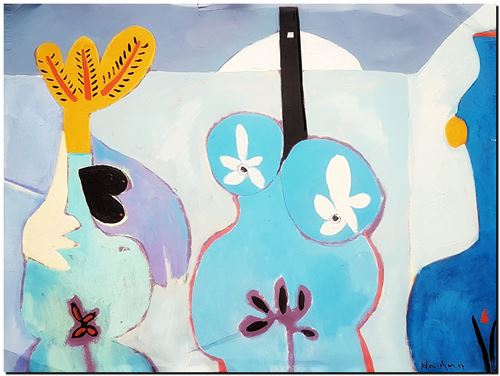 Peinture d'André Vereecken de 1997.
1