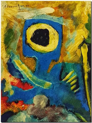 Kunstwerk van schilder André Vereecken uit 2001.
10