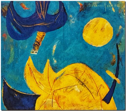 Schilderij van André Vereecken uit 2002.
3