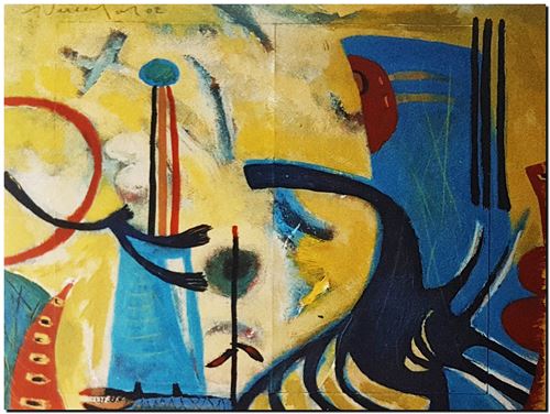 Schilderij van André Vereecken uit 2002.
1