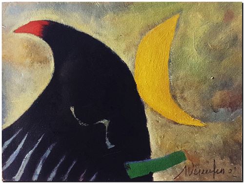 Schilderij van André Vereecken uit 2002.
2