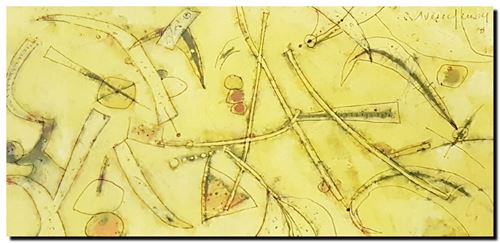 Peinture mixed media d'André Vereecken de 2004.
15