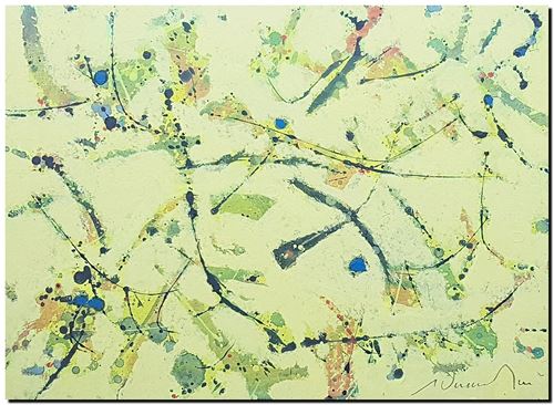 Schilderij mixed media van André Vereecken uit 2004 (circa)
4