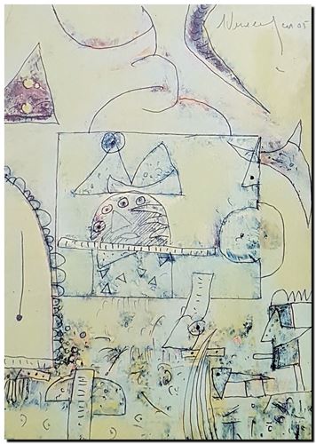 Peinture d'André Vereecken de 2005.
