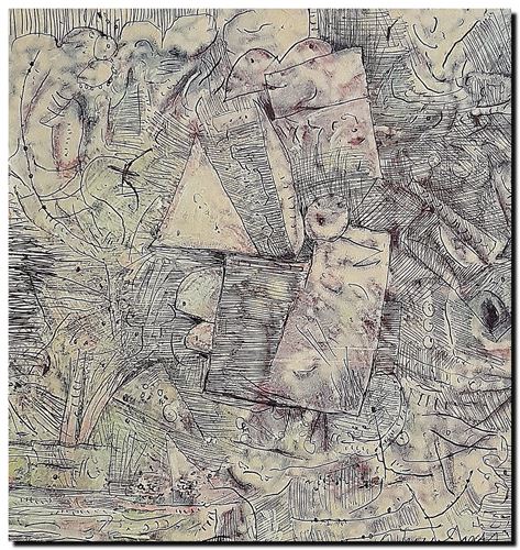 Peinture mixed media d'André Vereecken de 2005 (environ)
5