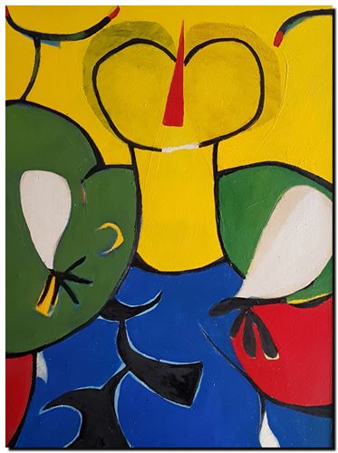 Peinture d'André Vereecken de 2005. 3
