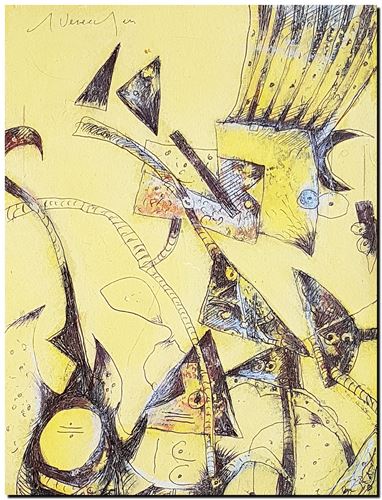 Peinture mixed media d'André Vereecken de 2006 (environ)
9