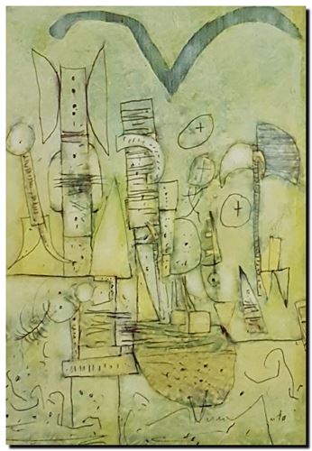 Peinture mixed media d'André Vereecken de 2006 (environ)
10